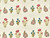 Dressmaking Fabric |  Ana Floral Hand Block Print - Ivory | Fabric Godmother 