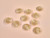 Haberdashery | Tortoiseshell Buttons - 23mm - Cream| Fabric Godmother