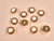 Haberdashery | Pearl Shank Buttons - 25mm - Gold | Fabric Godmother
