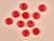 Haberdashery | Red Chunky Buttons - 27mm - Red | Fabric Godmother