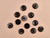 Haberdashery | Silver Circle Buttons - 22mm - Brown | Fabric Godmother