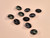 Haberdashery | Oval Buttons - 25mm - Black | Fabric Godmother