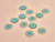 Haberdashery | Transparent Green Buttons - 24mm - Mint | Fabric Godmother