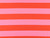 Dressmaking Fabric | Paxon Stripe French Terry - Pink & Orange | Fabric Godmother