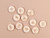 Haberdashery | Matt Lustre Buttons - 24mm – Ivory | Fabric Godmother