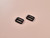 Haberdashery | Bag Strap Slider 25mm - Black | Fabric Godmother