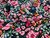 Dressmaking Fabric | Moonlit Garden Viscose Crepe - Black | Fabric Godmother