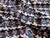 Dressmaking Fabric |Layla Wool Mix Coating - Black & Blue | Fabric Godmother 