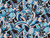 Dressmaking Fabric | Liberty Fabrics Tana Lawn® Elea Sun - Blue | Fabric Godmother 