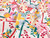 Dressmaking Fabric | Villa Garden Cotton Canvas - Pink | Fabric Godmother