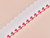 Haberdashery | Cherry Embroidered Cotton Trim - 50mm - White | Fabric Godmother 