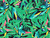 Dressmaking Fabric | Basil Tropical Cotton Poplin - Black | Fabric Godmother