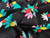 Dressmaking Fabric | Hanan Floral Cotton Poplin - Black | Fabric Godmother