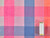 Dressmaking Fabric | Aditi Check Handloom Cotton - Pink & Blue | Fabric Godmother 