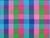 Dressmaking Fabric | Aditi Check Handloom Cotton - Cobalt & Magenta | Fabric Godmother 
