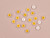 Haberdashery | Daisy Gloss Buttons - 12mm - Yellow | Fabric Godmother