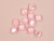 Haberdashery | Resin Shank Button - 18mm - Pink Pearl | Fabric Godmother