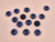 Haberdashery | Iridescent Midnight Button - 18mm - Navy | Fabric Godmother