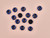 Haberdashery | Iridescent Midnight Button - 18mm - Navy | Fabric Godmother