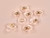 Haberdashery | Gold Chain Shank Button - 25mm | Fabric Godmother