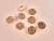 Haberdashery | Large Metal Buttons - 34mm - Gold| Fabric Godmother