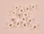 Haberdashery | Sparkle Circle Button - 15mm - Gold | Fabric Godmother