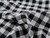 Dressmaking Fabric | Tabitha Gingham Tumbled Linen - Black & White | Fabric Godmother