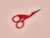 Haby | Red Stork Scissors - 9.5cm | Fabric Godmother