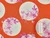 Dressmaking Fabric  | Liberty Fabrics Tana Lawn® Posey Polka - Orange | Fabric Godmother 