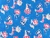 Dressmaking Fabric | Liberty Fabrics Tana Lawn® Leighton Mural - Blue | Fabric Godmother 