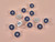 Haberdashery | Star Shank Button - 18mm - Navy & Grey | Fabric Godmother 