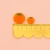 Haby | 'Orange Heirloom Tomato' 16mm Buttons | Fabric Godmother