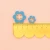 Haby | 'Blue Daisy' 16mm Buttons | Fabric Godmother