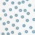 Haby | 'Blue Daisy' 16mm Buttons | Fabric Godmother