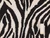 Dressmaking Fabric | Zebra Print Denim - Black | Fabric Godmother