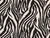 Dressmaking Fabric | Zebra Print Denim - Black | Fabric Godmother