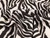 Dressmaking Fabric | Zebra Print Denim - Black | Fabric Godmother