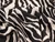 Dressmaking Fabric | Zebra Print Denim - Black | Fabric Godmother