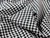 Dressmaking Fabric | Willis Cotton Mix Gingham - Black & White | Fabric Godmother 
