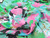 Dressmaking Fabric | Kika Viscose Jacquard - Pink & Emerald | Fabric Godmother 