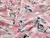Dressmaking Fabric | Odette Swan Viscose Crepe - Pink & Navy | Fabric Godmother