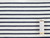 Dressmaking Fabric | Pierre Stripe Cotton Jersey -  Navy & White | Fabric Godmother