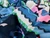 Dressmaking Fabric | Paradise Palms Hand Block Print -  Blue | Fabric Godmother 