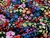 Dressmaking Fabric | Joy Blooms Cotton Lawn - Black | Fabric Godmother