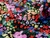 Dressmaking Fabric | Joy Blooms Cotton Lawn - Black | Fabric Godmother