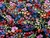 Dressmaking Fabric | Joy Blooms Cotton Lawn - Black | Fabric Godmother