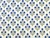 Dressmaking Fabric | Puja Floral Hand Block Print - Ivory & Blue | Fabric Godmother 