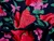 Dressmaking Fabric | Maeve Rose Viscose Twill - Black & Red | Fabric Godmother