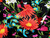 Dressmaking Fabric | Lara Floral Viscose ECOVERO™ Satin - Black | Fabric Godmother