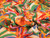 Dressmaking Fabric | Ninon Abstract Flower Viscose Twill - Multi | Fabric Godmother 